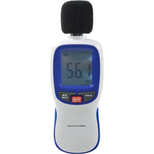 Digital Sound Level Meter 30~130dBA Resolution:0.1dB Handheld Mini LCD Noise Level Tester In Decibels Noise Measurement Tools