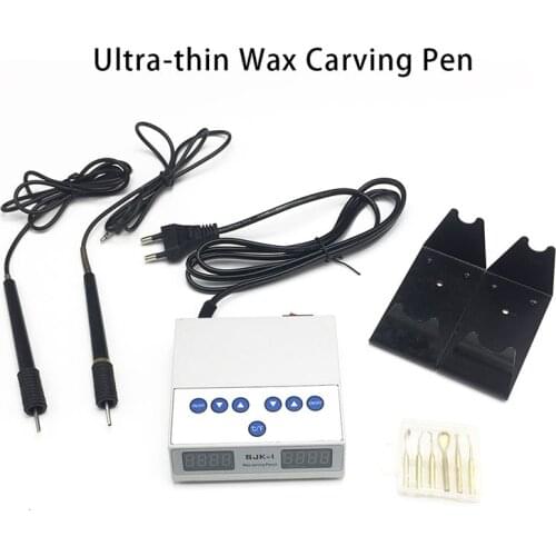 Dental Lab Electric Wax Carving Pen Dental Waxer Carver Knife 6 Wax Tips+2 Pens AC100~240V 50/60HZ