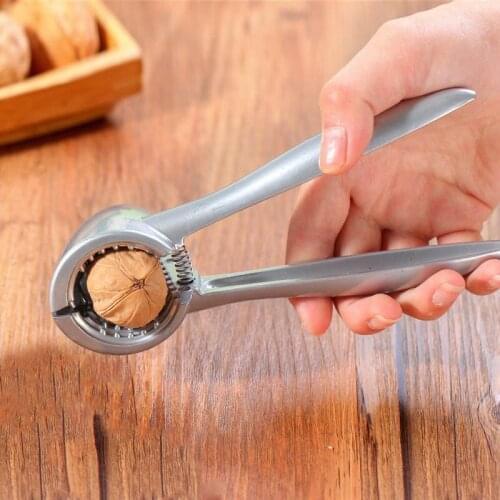 Hot Multifunction Crack almond Walnut Pecan Hazelnut Hazel Filbert Nut Kitchen Nutcracker shell Clip Tool Clamp Plier Cracker