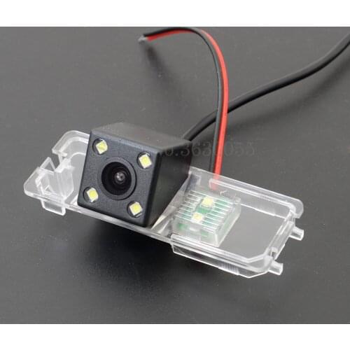 CCD Rear View Camera For Volkswagen Jetta Polo Hatchback For Skoda Octavia Superb Fabia Rapid Parking Reverse Backup 4LED CAMERA