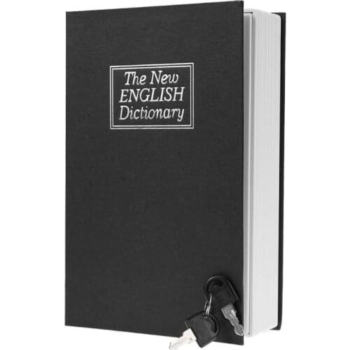 Creative English Dictionary Shape Money Saving Box Safe Book Coin Piggy Bank with Key Cash Coins Saving Boxes