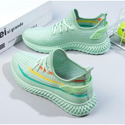 Women Casual Shoes Summer Breathable Sock Shoes Slip On Walking Shoes Ladies Outdoor Sports Sneakers Womens Vulcanized Shoes