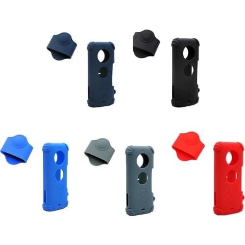 Soft Silicone Case Scratchproof Protective Cover Shell Protector for Insta 360 One X Panoramic Sports Action Camera Accessories
