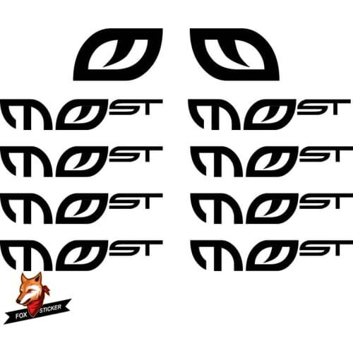 Bicycle frame stickers road bike mountain bike MTB Track bike TT bike cycle decal reflective stickers for MOST
