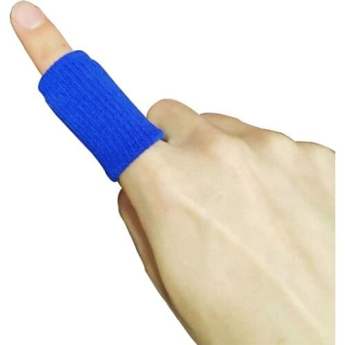 New 10pcs/set Finger Sleeves Washable Protective Fingertip Guard Braces Sports Protector Cover For Volleyball Badminton