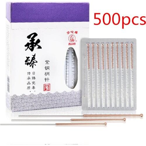 Wholesale 500 Acupuncture Needle Hwato Disposable Sterile Chinese Acupuncture Needles Therapy Face Multi Size Wholesale