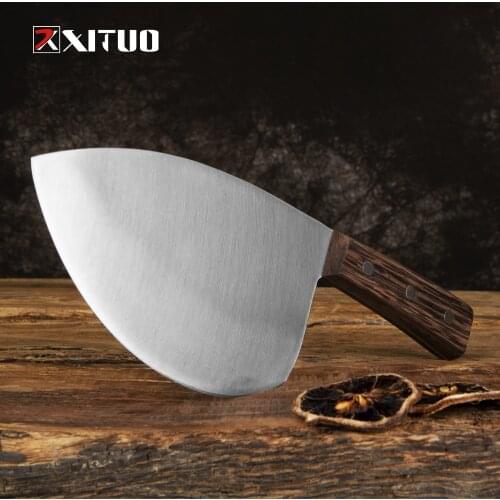 XITUO Sharp kitchen knives Stainless Outdoor Camping Pork Knife Butcher knife Chef Knife Cleaver Cooking Tools Fish knife