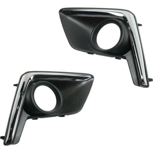 Pair Black Fog Light Cover 57731FJ430 57731FJ420 for Subaru Crosstrek 2016 2017