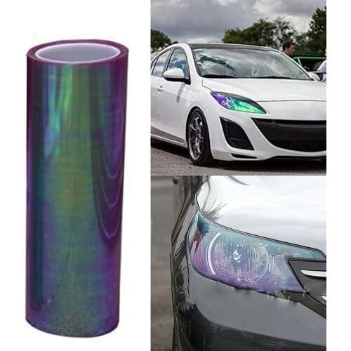 Car Color-Changing Film 1PC Car Styling Chameleon Headlight Taillight Vinyl Tint Sticker Light Film Wrap 30X60CM