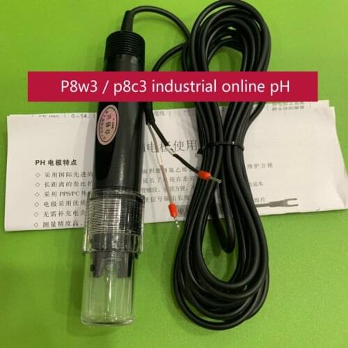 Industrial on-line pH meter. P8w3B sewage pH meter. P8c3B pure water measurement pH composite electrode