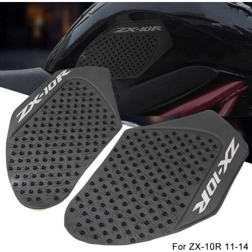 OLPAY Motorcycle Gas Tank Side Traction Knee Protector Anti Slip Pad For Kawasaki ZX10R ZX-10R 2011-2015
