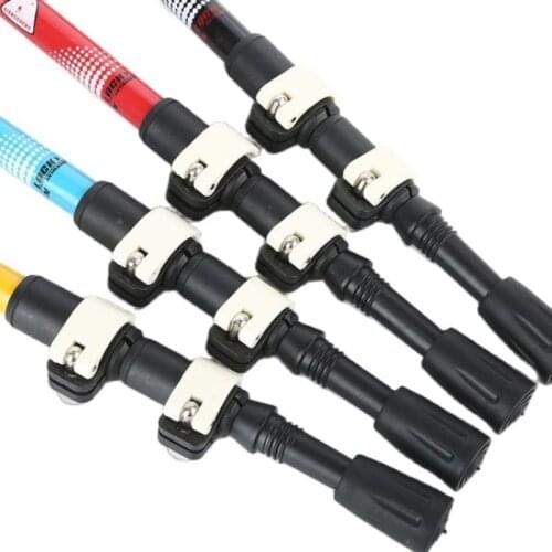 Straight-handle Outer Lock Telescopic Hand Climbing Stick Three Outdoor Hiking Walking Stick