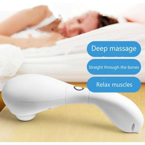 Trigger Point Self Back Massage Hammer Neck Shoulder Massage Vibration Handheld Muscle Relax Therapy Pain Relief Tool Home