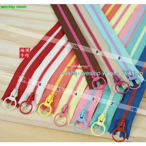 High-quality Japan YKK NO.3 Double color resin Zipper 15 color 7 lengths