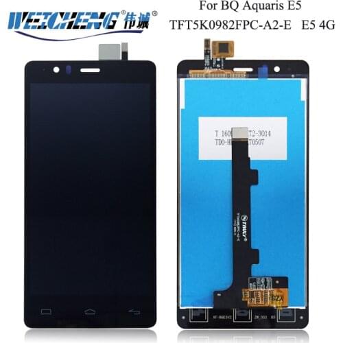 LCD Pantalla With Tactil Touch Screen Digitizer For BQ Aquaris E5 4G 0982 TFT5K0982FPC-A2-E LCD Display Assembly For BQ E5