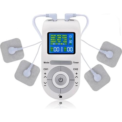 12 Mode EMS Machine Electrical Etimulator Physical Therapy Fitness Massage Relaxation after Fitness Electrode Pads