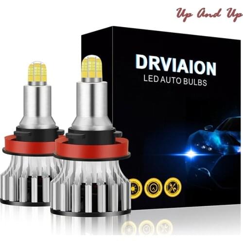 2Pcs 24Chips LED Lamp Car Headlight Bulbs LED 360 Degree High Power Car H1 H7 H8 H9 H11 LED Light 120W 18000LM DC 9-32V