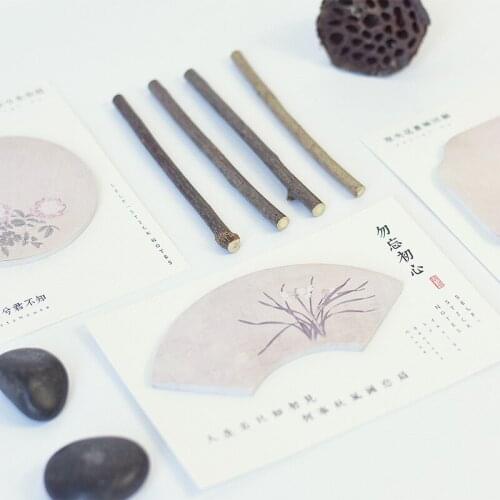 2pcs South Korea creative stationery frame notes sticky notes N posted Japanese note paper