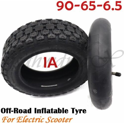 AI Free shipping 90 / 65 - 6.5 Front Tire& 90/65-6.5 Inner Tube Bent Valve fits for 49cc Mini Dirt Bike Scooter Mini Moto