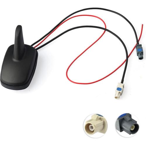 Superbat DAB/DAB+/FM Car Digital Radio/Stereo Amplified Aerial Roof Mount Aerial FAKRA Connection for Alpine Ezi-DAB