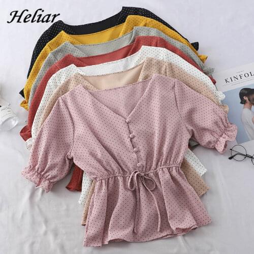 Heliar Short Sleeve Shirts For Women