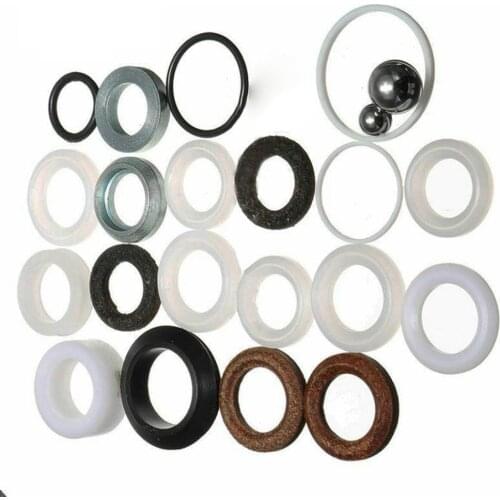 22pcs Paint Sprayer Seal Ring Repair Kit 12mm-27mm For 390 395 490 495 595 For Wagner/ Graco Paint Sprayer