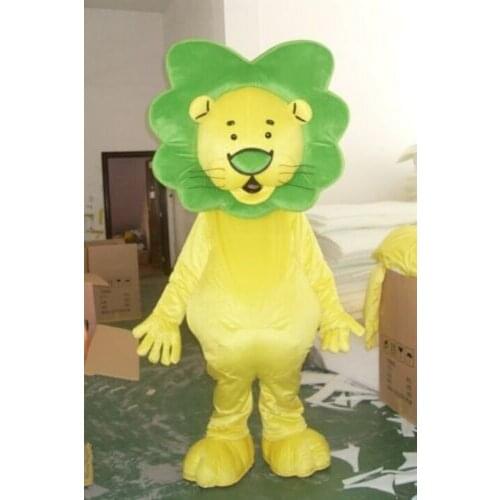 Lion Mascot Costume Suit Cosplay Party Game Fancy Dress Outfits Advertising Promotion Carnival Halloween Xmas Easter Adults Size