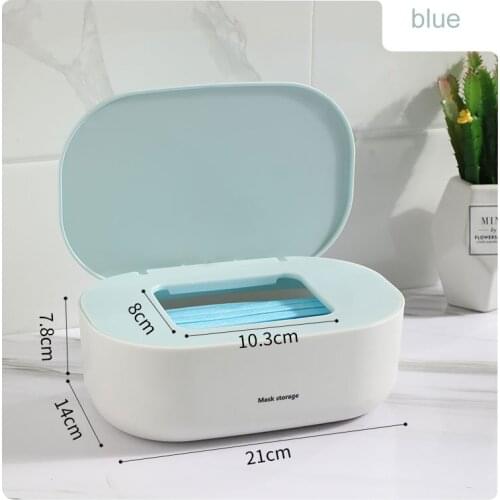 Multifunctional Wet Tissue Box Mask Storage Box Plastic Dust-proof with Lid Water Proof Storage Box Tissue Home Kitchen Storage