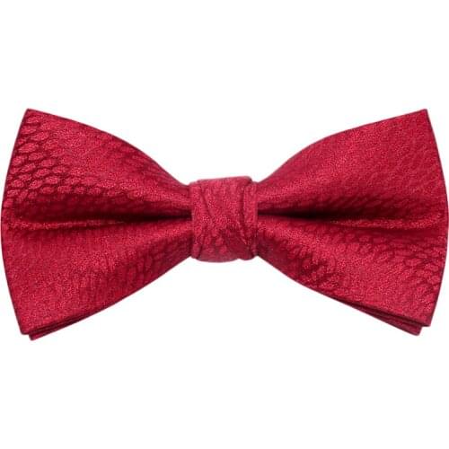2021 New High Quality Bow Tie For Men Fashion Formal Bowtie Dress Suit Polyester Silk Two Layers Wine Red Black Deep Blue Gift