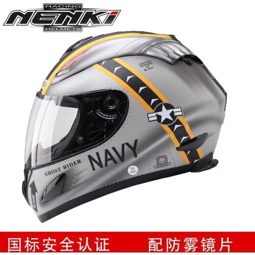 NENKI Motorcycle Helmet Black Moto Full Face Retro Scooter Helmets Motorbike Riding Helmet Men Motocross Helmet Casco Moto