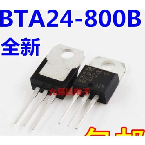 Xinyuan 10PCS/LOT BTA24-800B TO-220 BTA24-800 TO220 BTA24 24-800B