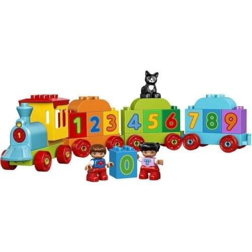 ®Duplo 10847 Number Coaster Tutorial For Pre-School Child Toy Construction Set Gift Colorful Tutorial Fun