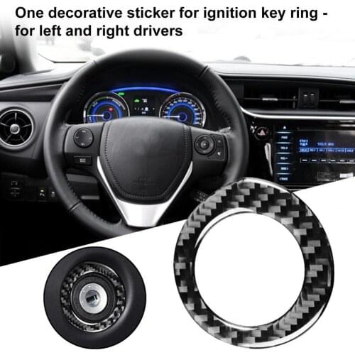 Trim Exquisite Ignition Keyhole Button Ring Cover Eco-friendly Ring Cover Anti-corrosive