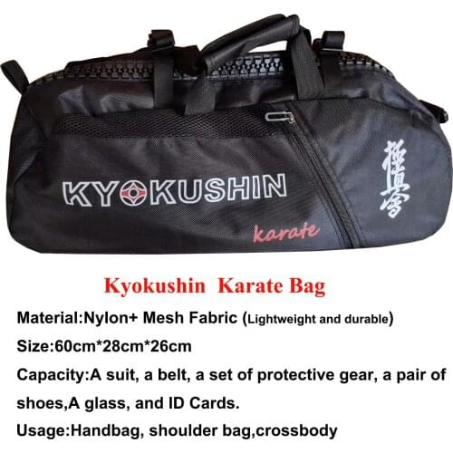New Karate Kyokushin Bag for Training Kyokushinkai karate Sport Bag Lightweight Handbag Multifunction Waterproof Backpacks