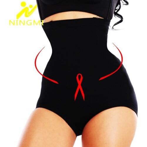 NINGMI Sexy Butt Lifter Womens Shapewear Tummy Control Panties High Waist Trainer Slimming Body Shaper Short Pulling Underwear