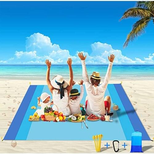 Waterproof Large Beach Blanket Outdoor Portable Picnic Mat Camping Ground Mat Mattress Camping Camping Bed Sleeping Pad