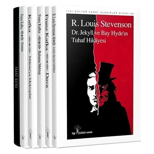 World Classic Set 2 (6 Book) Franz Kafka Turkish DR. JEKYLL AND MR. HYDE'INTUHAF HİKÂYESİ DAD LETTER CONVERSION DAVA MİLENA'YA