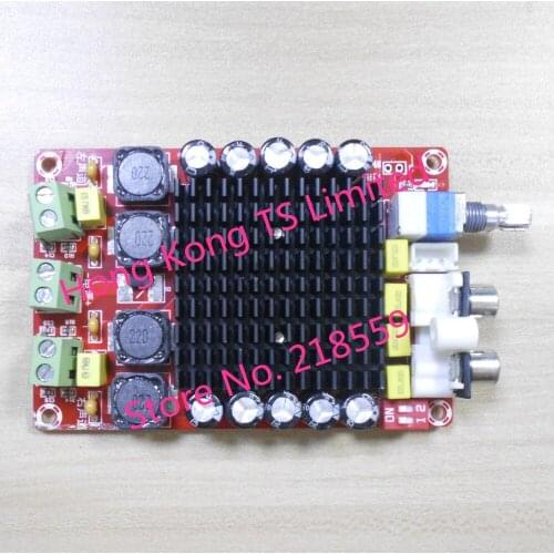 Xh-m510 tda7498 high power digital power amplifier board 2X100w car amplifier car DC 14-32V