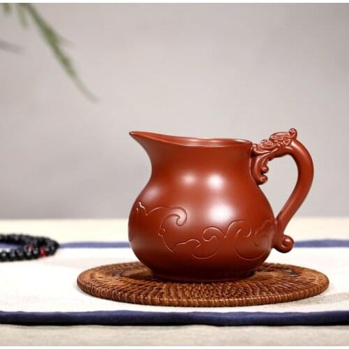 Yixing Purple Sand Pot Ore Mine Dahongpao Kungfu Tea Court Accessories Teapot Tea Sets Gaogong Cup 1