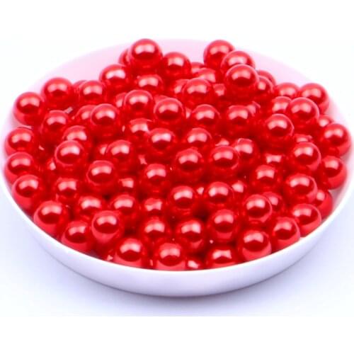 4mm 2000pcs No Hole Resin Pearls Many Colors Imitation Round Craft Beads Appliques For Wedding Dresses Garments Decorations