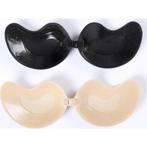 Women Fashion New Ladies Bras Seamless Silicone Self Adhesive Pasties Strapless Invisible Bra Brassiere