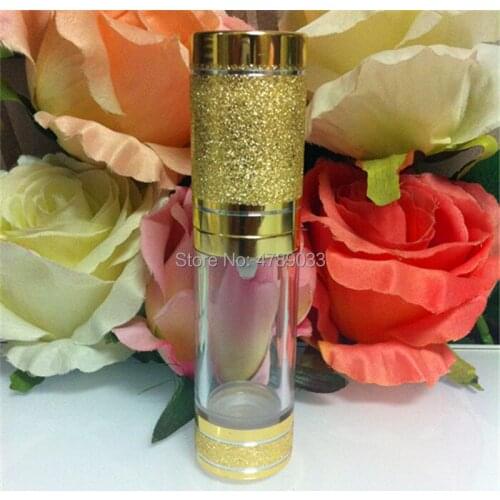 10/30/50pcs 15ML airless bottle,spray bottle,pump,vacuum,lotion bottle, Make Up And Skin Care Refillable Travel use Container