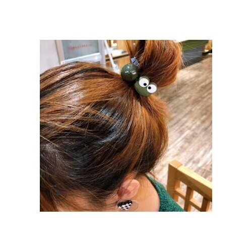 120pcs/lot DIY Multi Simple Acrylic Partysu Cartoon Frog Rubber Band Bowknot Pearl Hair Bands Hair Styling Tools Accessory HA971