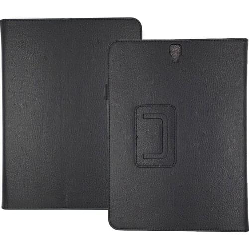 Lychee Pattern Case For Samsung Galaxy Tab S3 9.7 T820 T825 SM-T820 9.7 inch Flip Stand PU Leather Cover