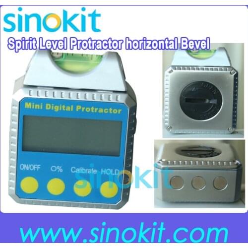 Digital Inclinometer Angle Gauge Meter Spirit Level Protractor horizontal Bevel STDJ-103