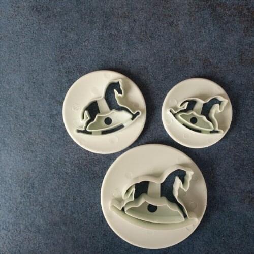 DIY Trojans Model Fondant Cake Chocolate Plastic Mold Kitchen Baking Tools Cake Decorating Tools A702