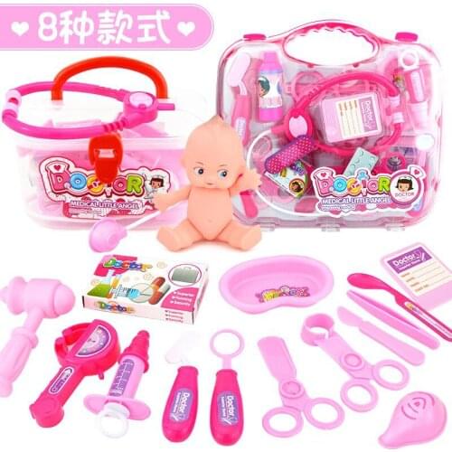 Doctor Toy Set Childrens Stethoscope Plays The Role of Nurses Giving Injections Medical Kits Childrens Play House Simulation