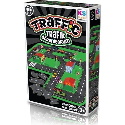 Traffic Learning Puzzle GameToy Create Your Own City with 3D Good Quality Pieces Family Time Safe for Babies