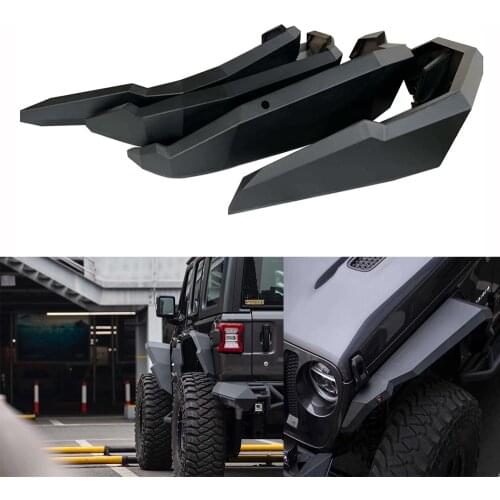 JL1064 Marauder Fender Flare Aluminum Alloy Wheel Eyebrow for Jeep Wrangler JL 2018+ Lantsun