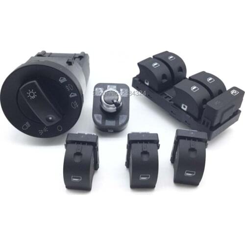 Window Headlight Mirror Control Switch Button For AUDI A4 S4 B6 8E0 959 855 8E0 959 851 8E0 941 531A 4F0 959 565